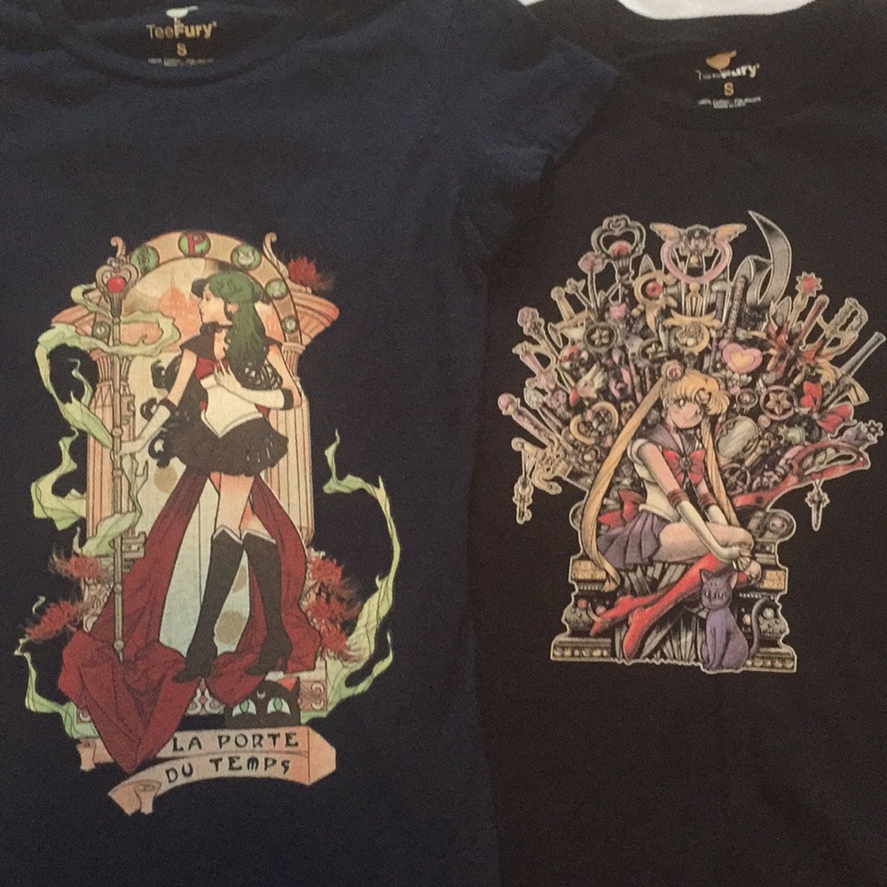 2/$20 Tee Fury Sailor Moon T-shirts